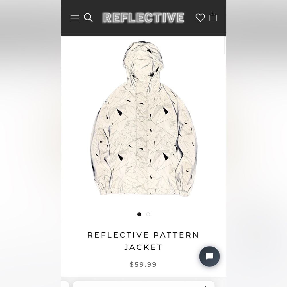NWT Holographic Reflective Jacket